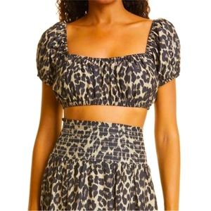Nicole Miller Collection Cheetah Print Top. Size: Medium. Excellent condition